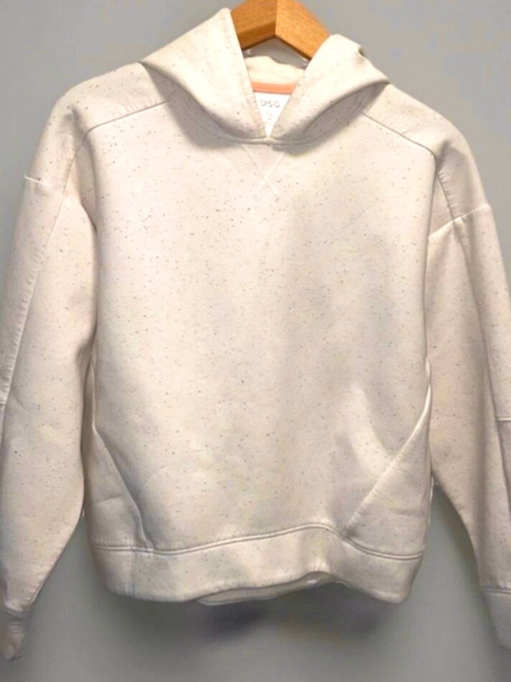 DSG Girls Hoodie Sweatshirt XL -16 Pullover Ivory  / Women's XS